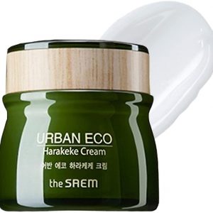 [The SAEM] Urban Eco Harakeke Cream 60ml – Quick Hydration Soft Melting Texture Facial Cream, Intensive Moosturizing Natural Skin Care ザセム アーバンエコハラケケクリーム60ml-クイックハイドレーションソフトメルティングテクスチャーフェイシャルクリーム、インテンシブムースチュライジングナチュラルスキンケア