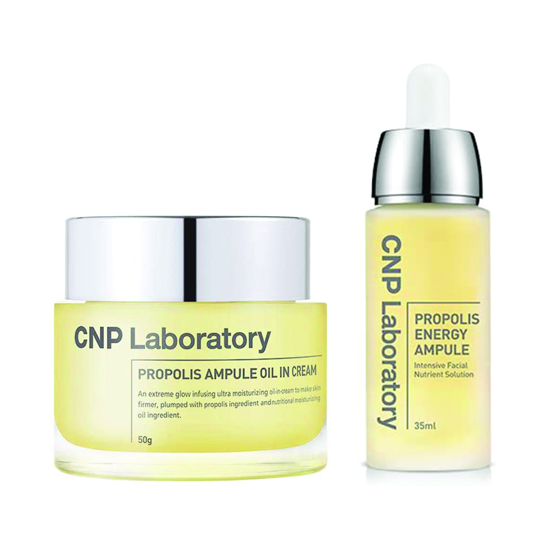 CNP Propolis Energy Ampoule + Cream / Set of 2 Chamberk CNP Propolis Cream / Ampoule CNPプ ロポリスエナジーアンプル+クリーム/ 2個セットチャンバクCNPプロポリスクリーム/アンプル