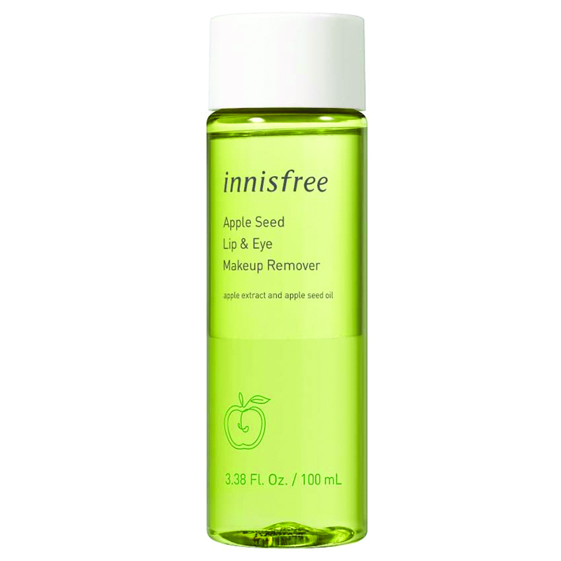 Innisfree Apple Seed Lip & Eye Makeup Remover Cleansing New Package 3.4 fl oz (100 ml) イニスフリーアップルシードリップ&アイメイク落としクレンジング新しいパッケージ3.4 fl oz(100 ml)