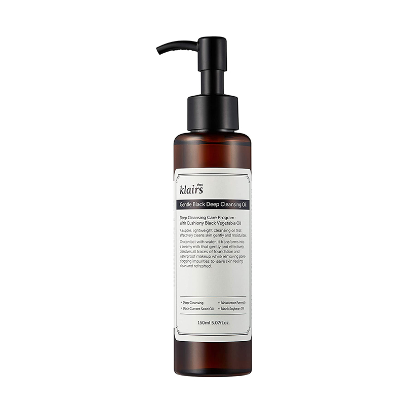 Creas Gentle Black Deep Cleansing Oil (5.3 fl oz (150 ml) | Cleansing Oil | Deep Cleansing クリース ジェントルブラックディープクレンジングオイル(5.3液量オンス(150ml)|クレンジングオイル|ディープクレンジング