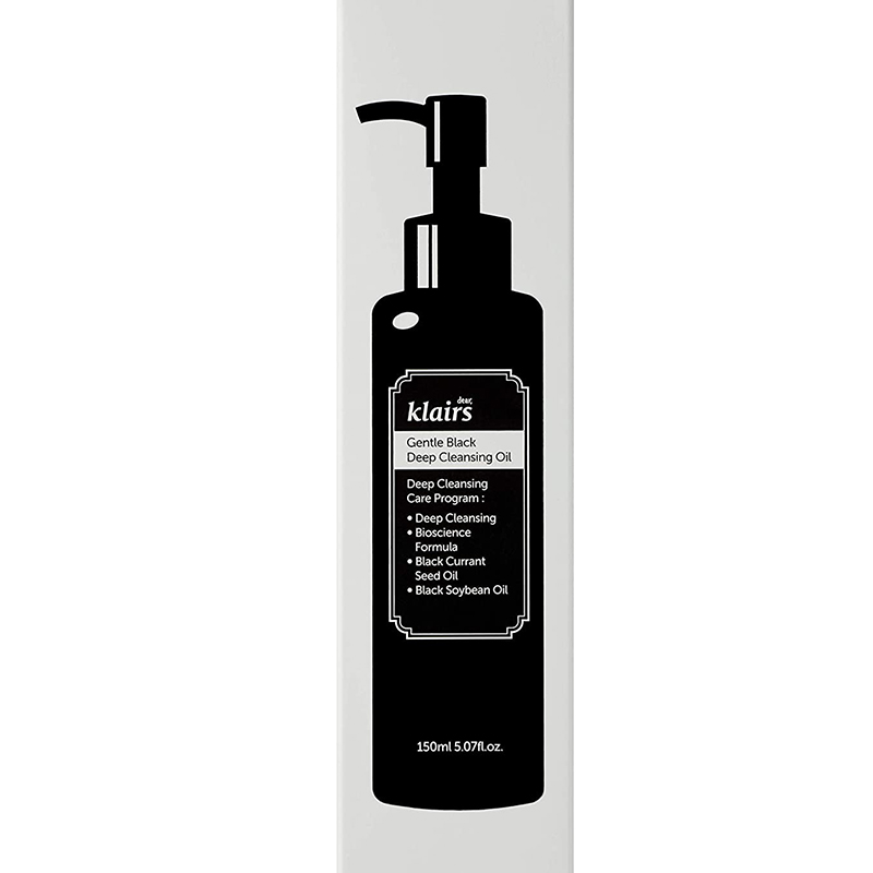 KLAIRS Gentle Black Deep Cleansing Oil-2
