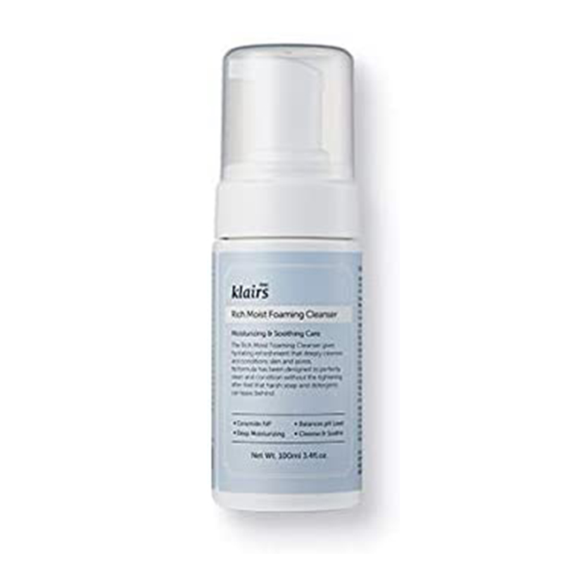 KLAIRS Rich Moist Soothing Cleanser (3.4 fl oz (100 ml) | Korean Cosmetics, Facial Cleanser, Facial Cleanser KLAIRS リッチモイストスージングクレンザー(3.4 fl oz(100 ml)| 韓国化粧品、フェイシャルクレンザー、フェイシャルクレンザー