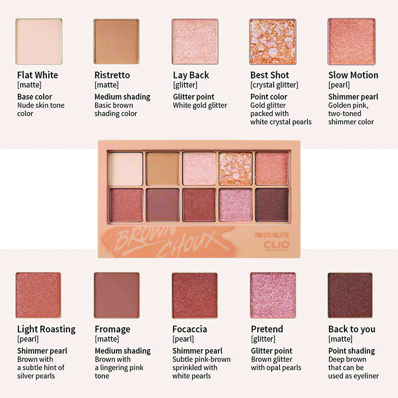 CLIO Pro Eye Palette 02 Brown Choux-4