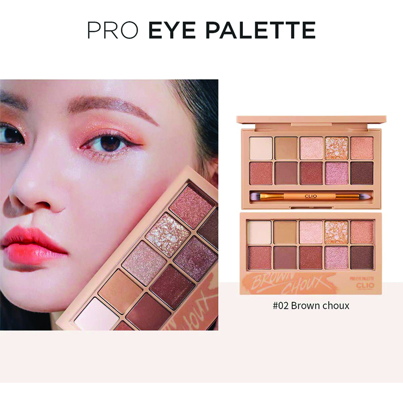 CLIO Pro Eye Palette 02 Brown Choux-6