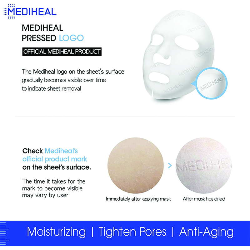 Mediheal N.M.F. Aquaring Ampoule Essential Mask Pack, 1 Box-6