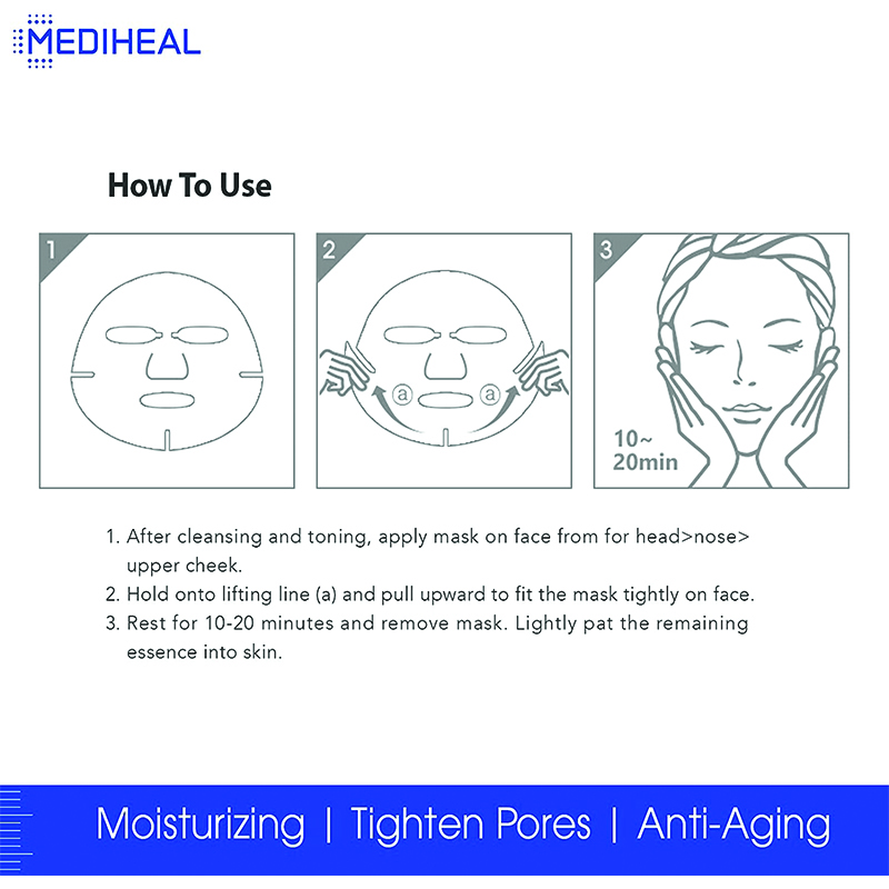 Mediheal N.M.F. Aquaring Ampoule Essential Mask Pack, 1 Box-8