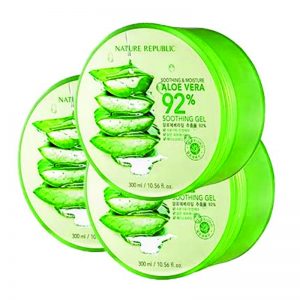 NATURE REPUBLIC Aloe Suede Gel 92% Aloe Vera 3 Packs ネイチャーリパブリックアロエスエードジェル92％アロエベラ3パック